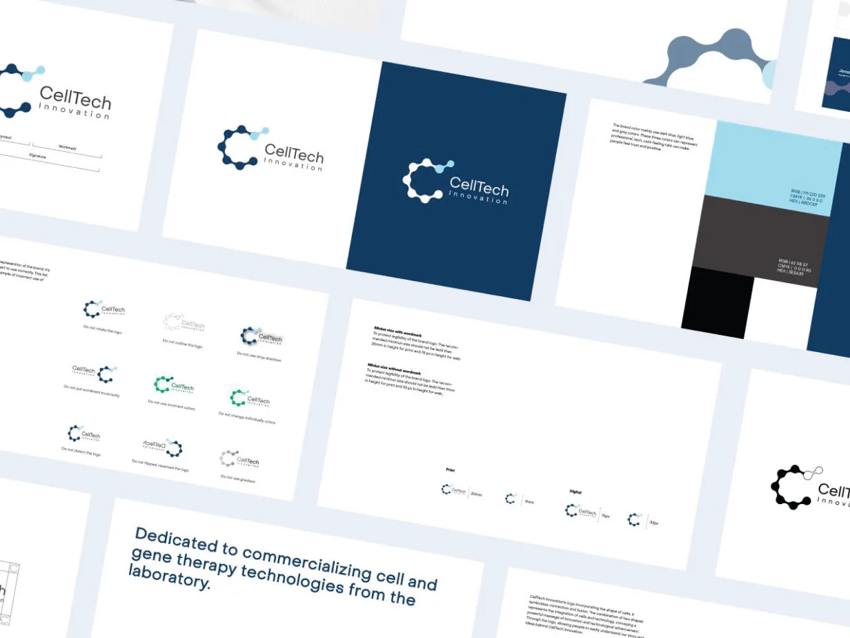 CellTech — brand design detail