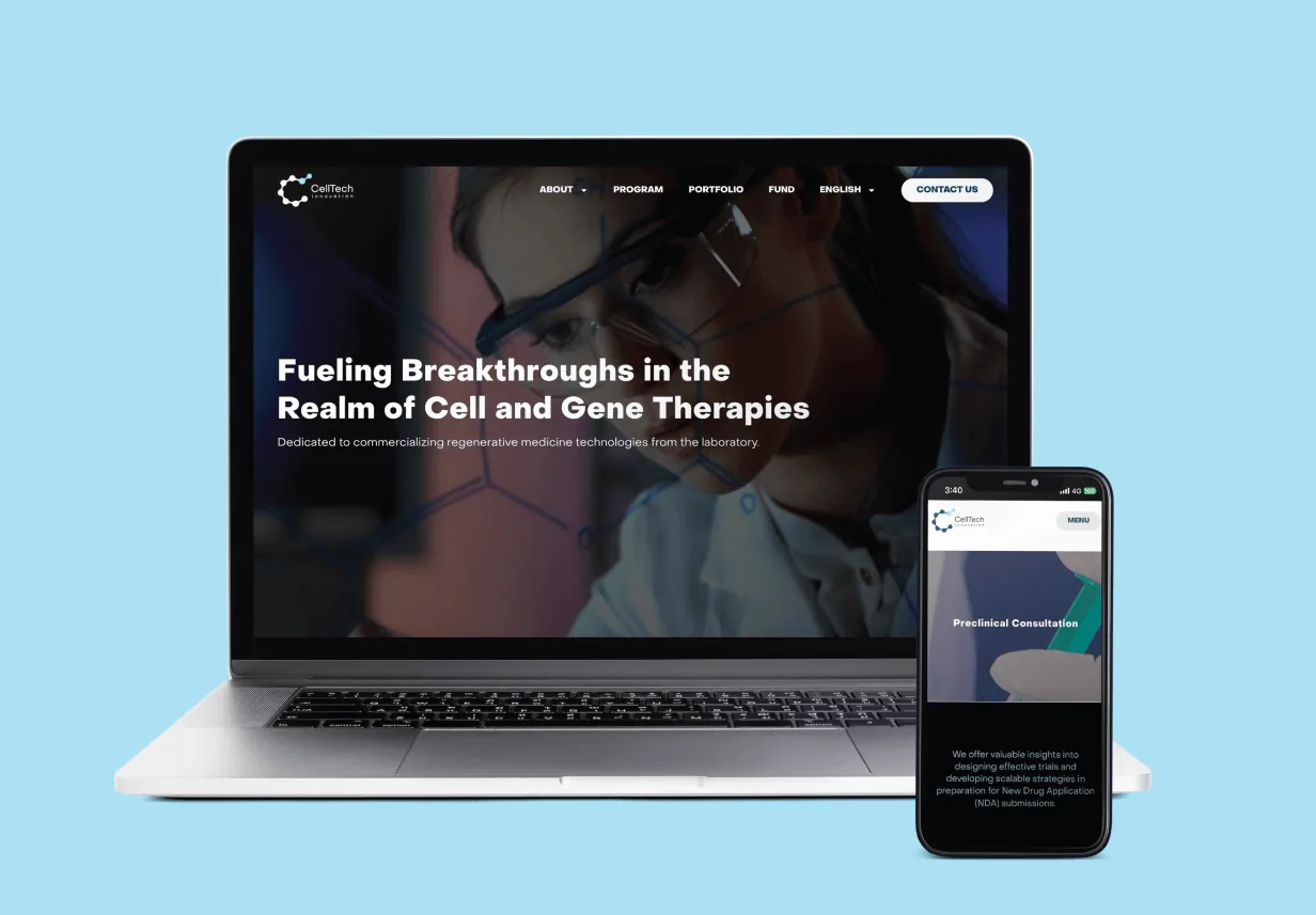CellTech — brand design detail