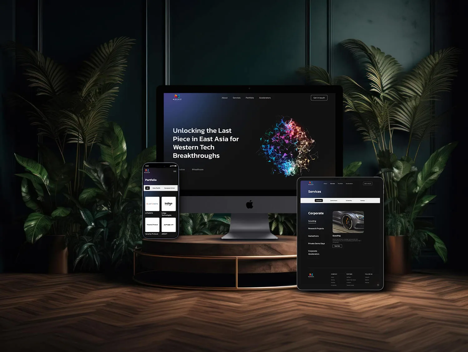 Mosaic Venture Lab — brand and event design by Tessera